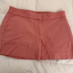 LOFT Rose-Pink Pull-On Bermuda Shorts